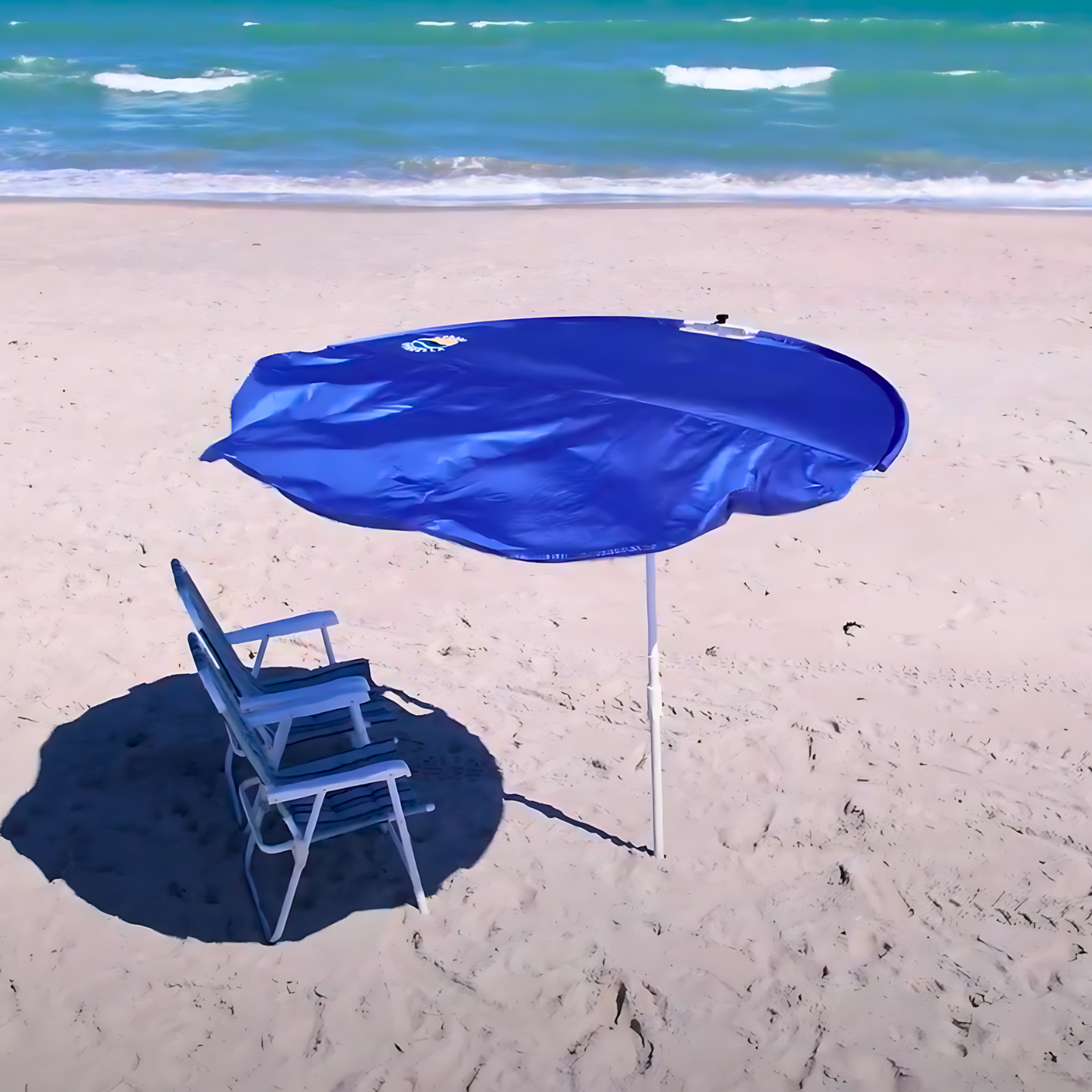 The Strand Umbrella - Breeze Powered Beach Umbrella Shade